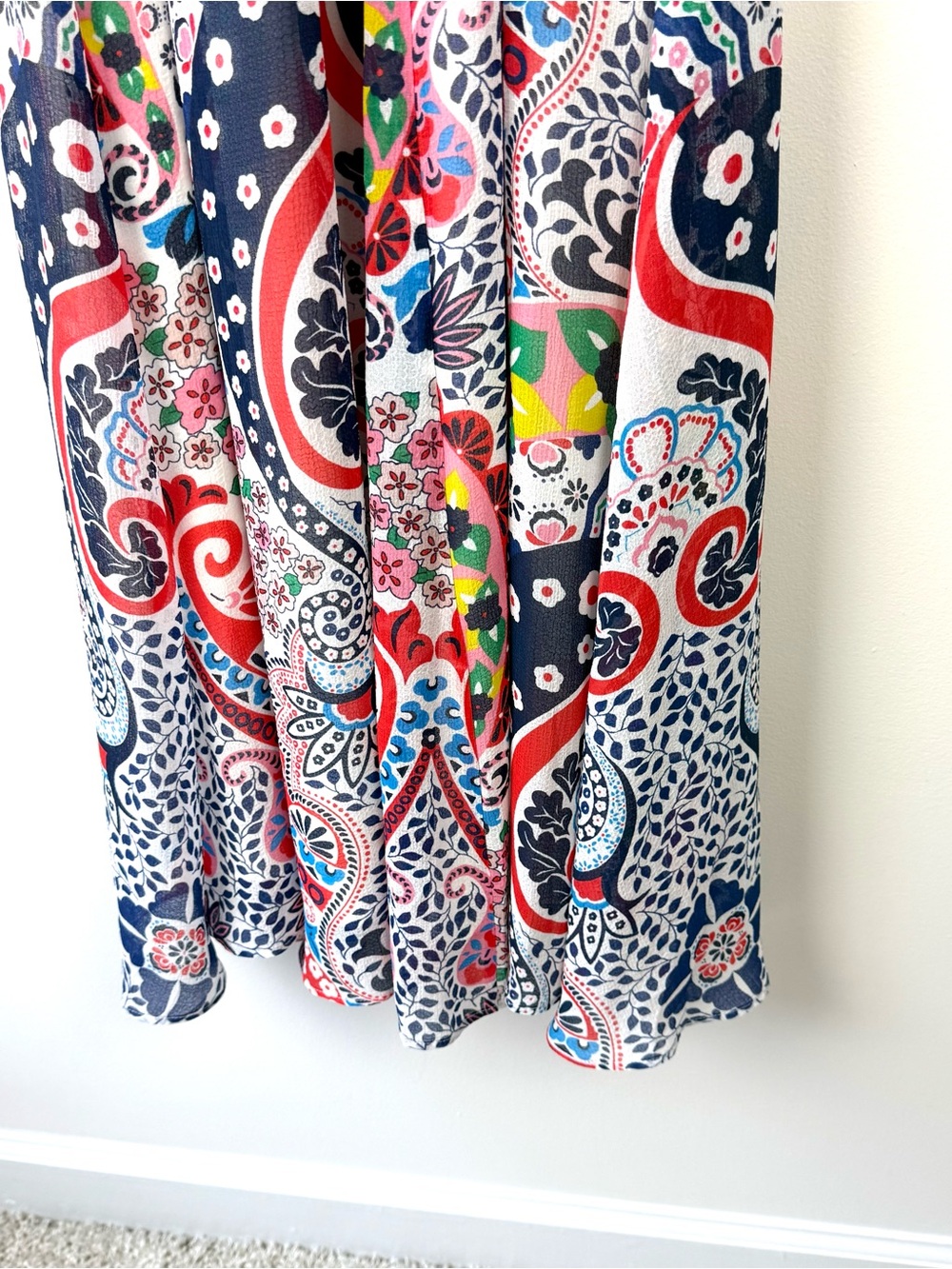 NWT Boden High Neck Pattern Printed Maxi Dress - Picture 7 of 7